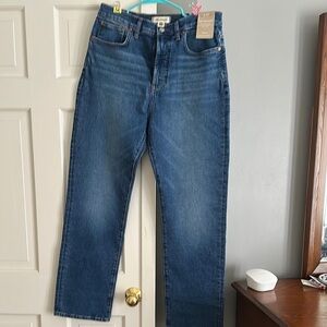 Madewell Blue Straight Leg Jeans Classic Style